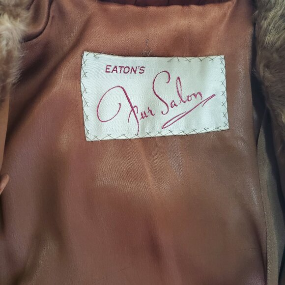 Vintage Eaton’s Fur Coat For Repurposing, Upcycling or Restoration - Picture 10 of 11